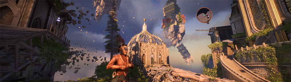 Rook hahmo lepopaikassa, josta tehtäviä lähdetään suorittamaan